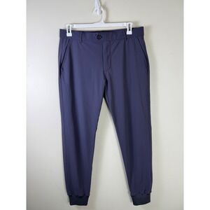 Greyson Tech Jogger Pants Athletic Stretch Training Casual Purple Size 34